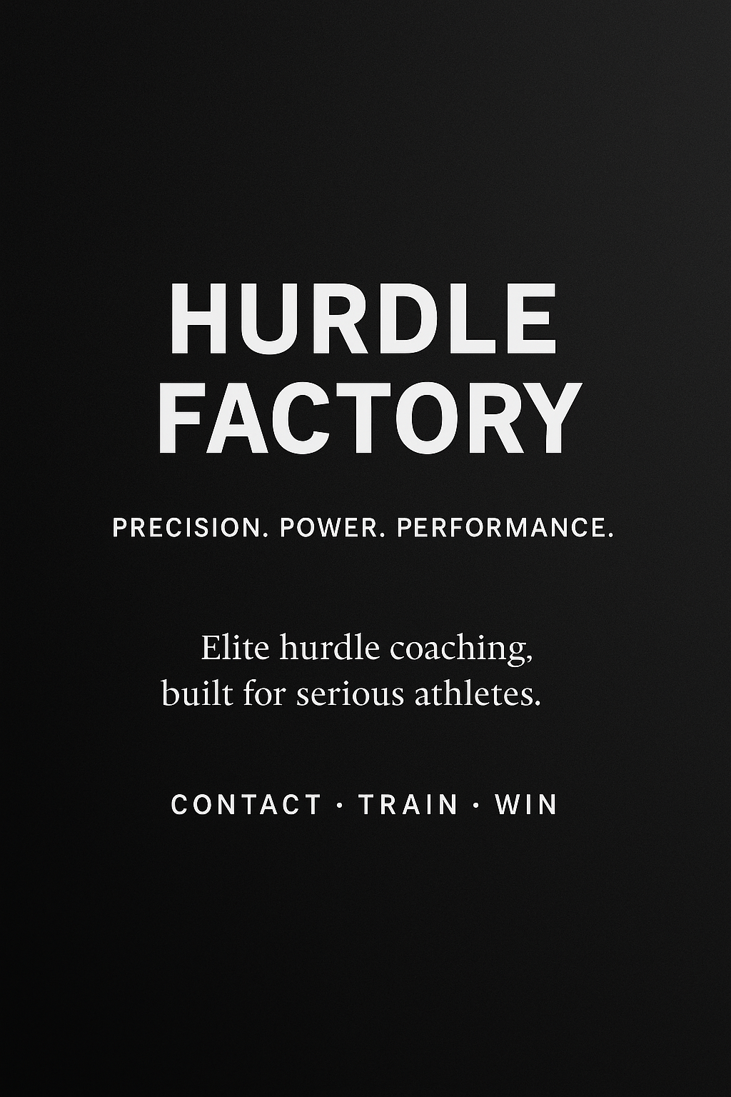 Hurdle Factory Poster