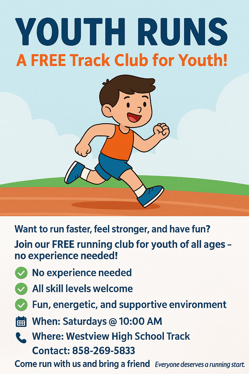 Youth Runs Club Flyer